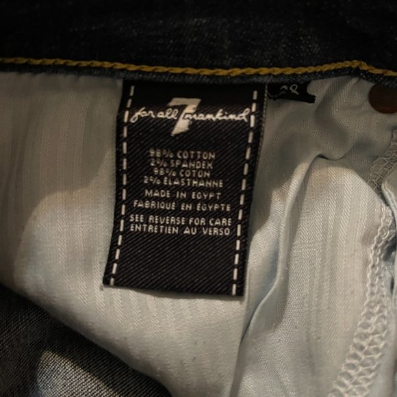 7 for All Mankind Gwenevere Skinny High Waist Ankle Jean Women's Size 28 - Picture 6 of 6